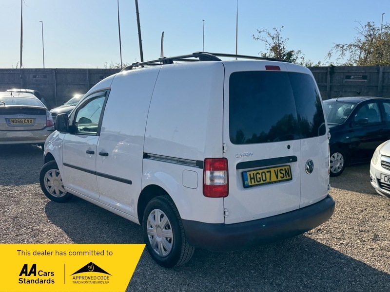 Volkswagen Caddy C20 69Bhp Sdi Van White #3