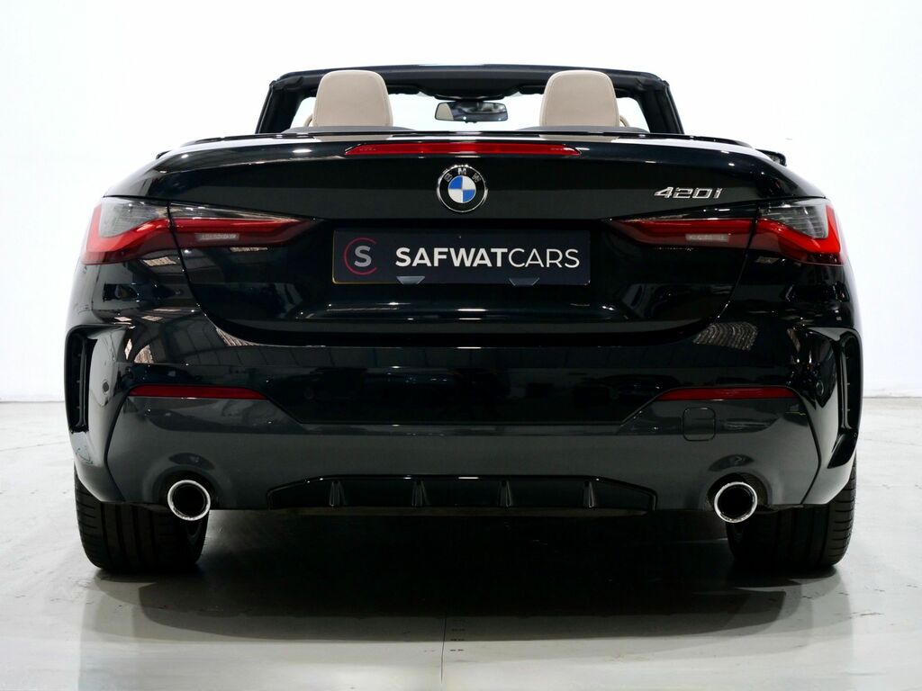 BMW 4 Series 2021 2.0 420I M Sport Convertible Black #5