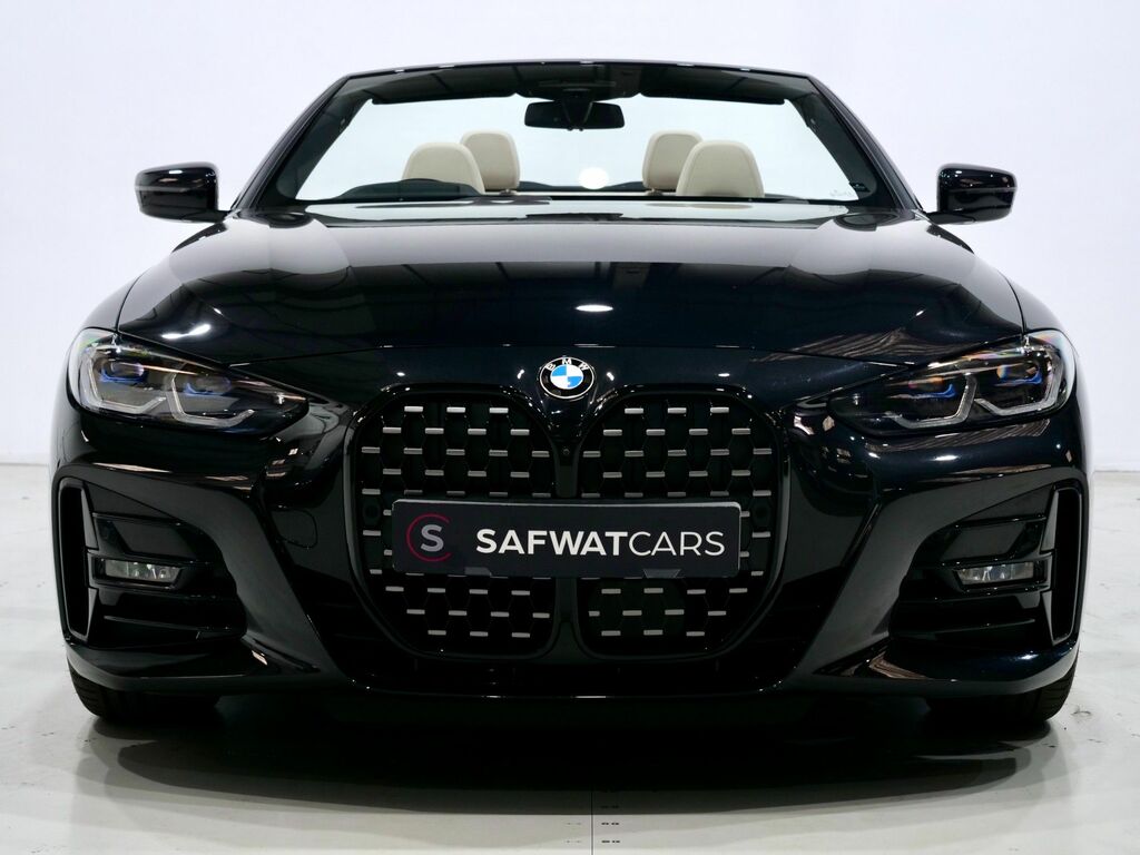 BMW 4 Series 2021 2.0 420I M Sport Convertible Black #4