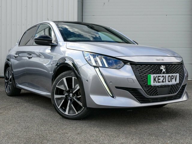 Peugeot e-208 2021 50Kwh Gt Hatchback 136 Ps Grey