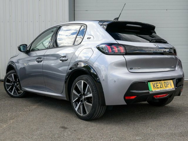 Peugeot e-208 2021 50Kwh Gt Hatchback 136 Ps Grey #2