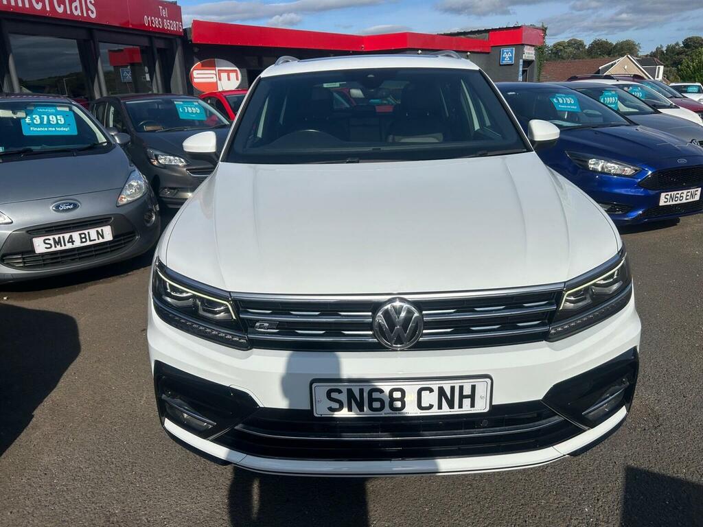 Volkswagen Tiguan 2.0 Tdi R-line Euro 6 Ss White #3