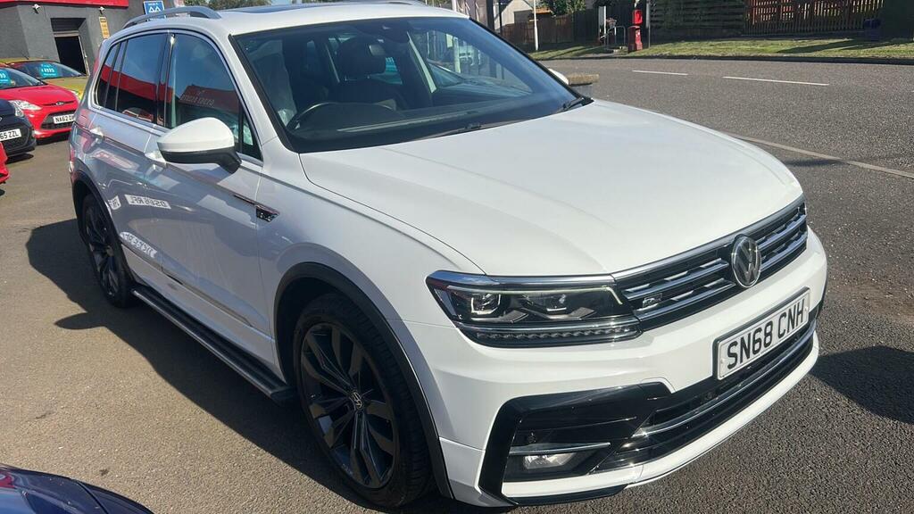 Volkswagen Tiguan 2.0 Tdi R-line Euro 6 Ss White #2