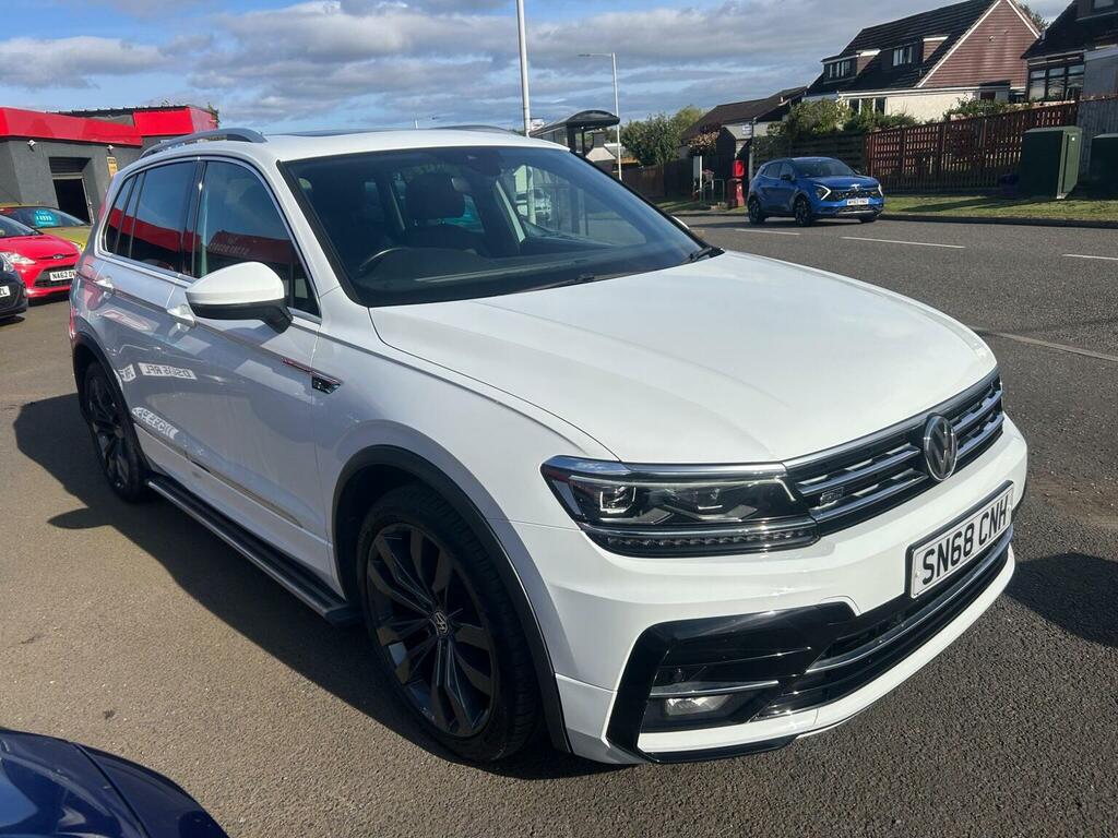 Volkswagen Tiguan 2.0 Tdi R-line Euro 6 Ss White
