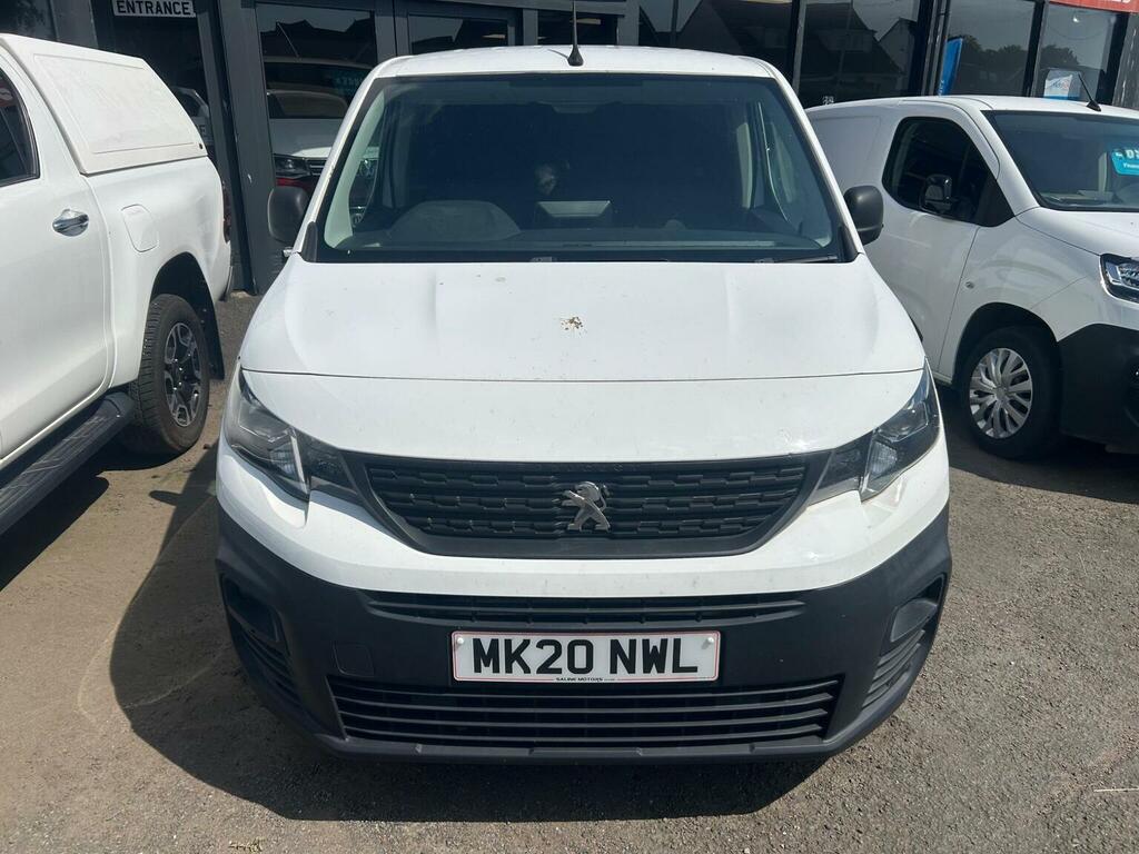 Peugeot Partner Panel Van 1.5 Bluehdi 1000 Professional Standard P White #2