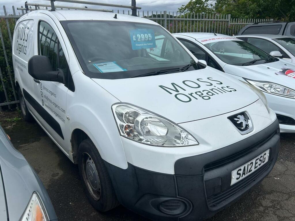 Peugeot Partner Panel Van 1.6 Hdi 625 S L1 201212 White