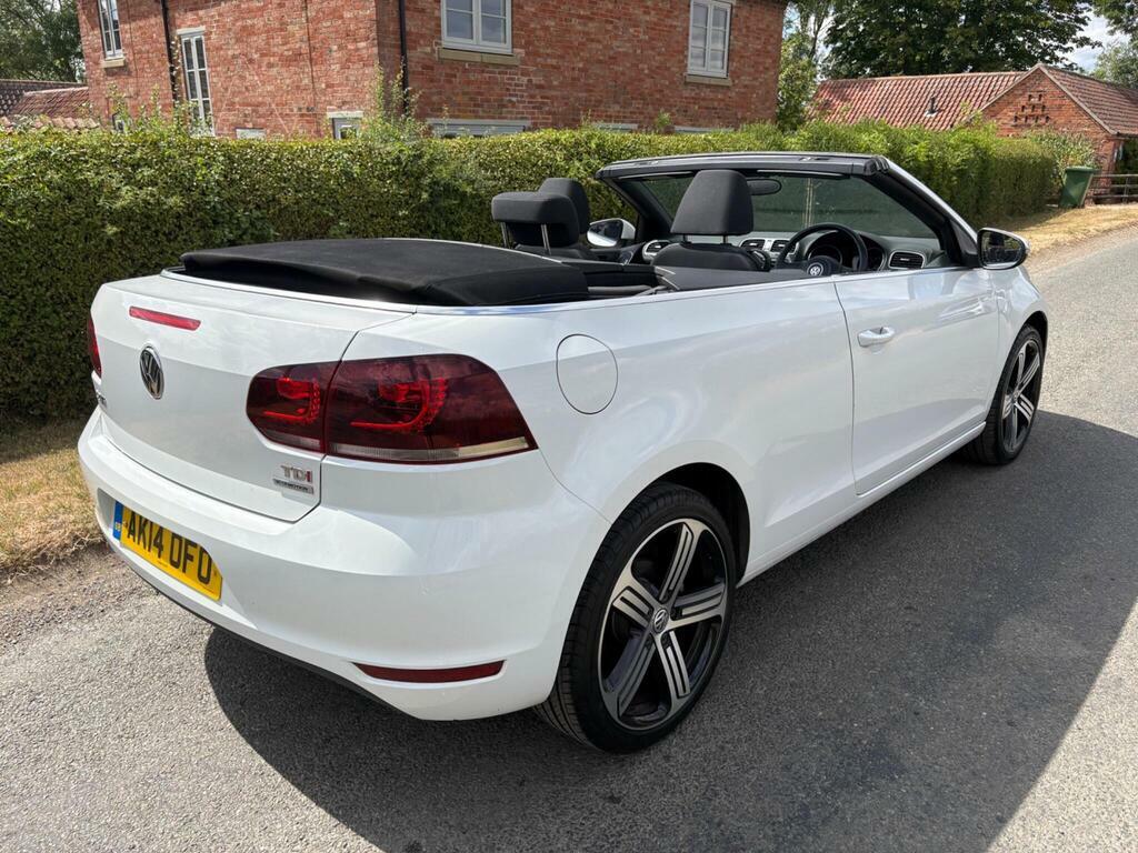 Volkswagen Golf 1.6 Tdi Bluemotion Tech S Cabriolet Euro 5 S S White #6