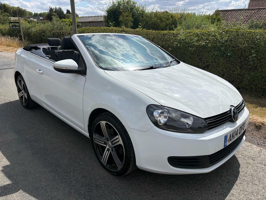 Volkswagen Golf 1.6 Tdi Bluemotion Tech S Cabriolet Euro 5 S S White