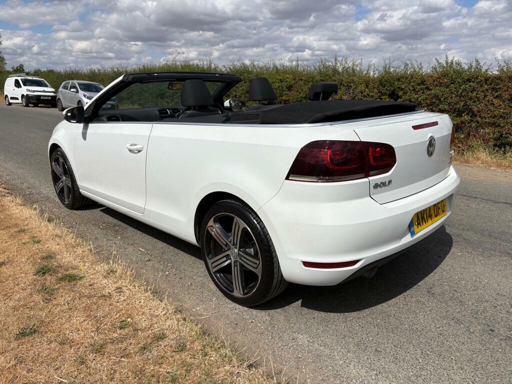 Volkswagen Golf 1.6 Tdi Bluemotion Tech S Cabriolet Euro 5 S S White #4