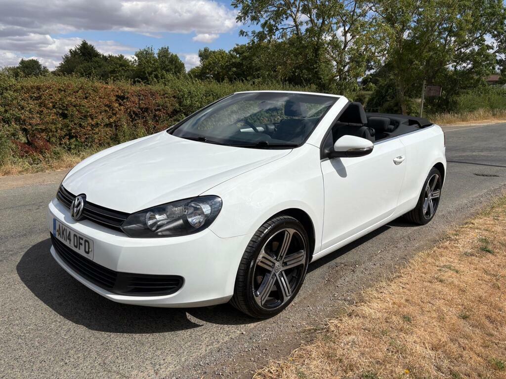 Volkswagen Golf 1.6 Tdi Bluemotion Tech S Cabriolet Euro 5 S S White #3