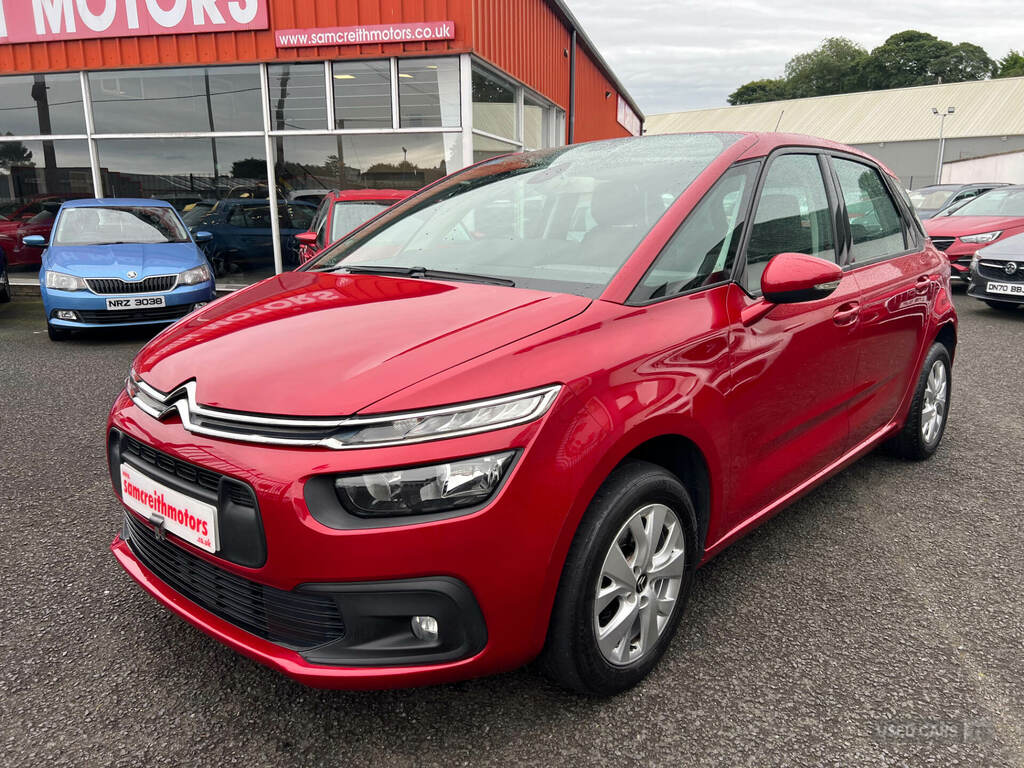 Citroen C4 Picasso 1.6 Bluehdi 100 Touch Edition Red #2