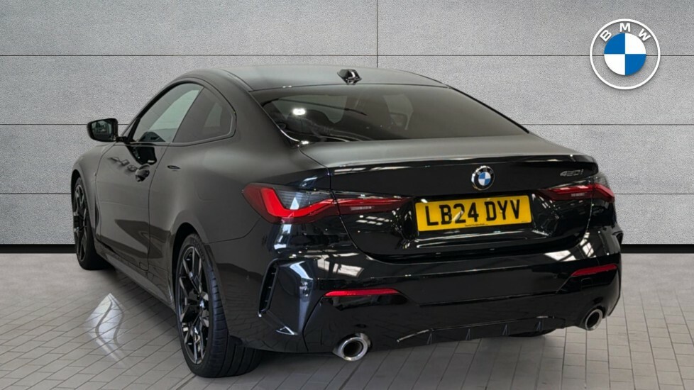 BMW 4 Series Gran Coupe 420I M Sport Coupe Black #4