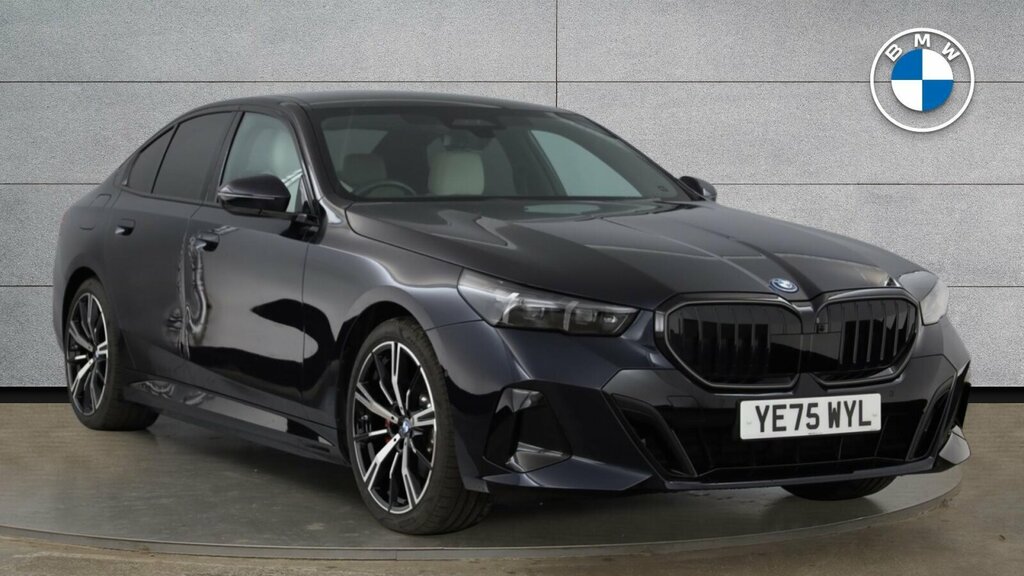 BMW 5 Series 530E M Sport Pro Saloon Black #2