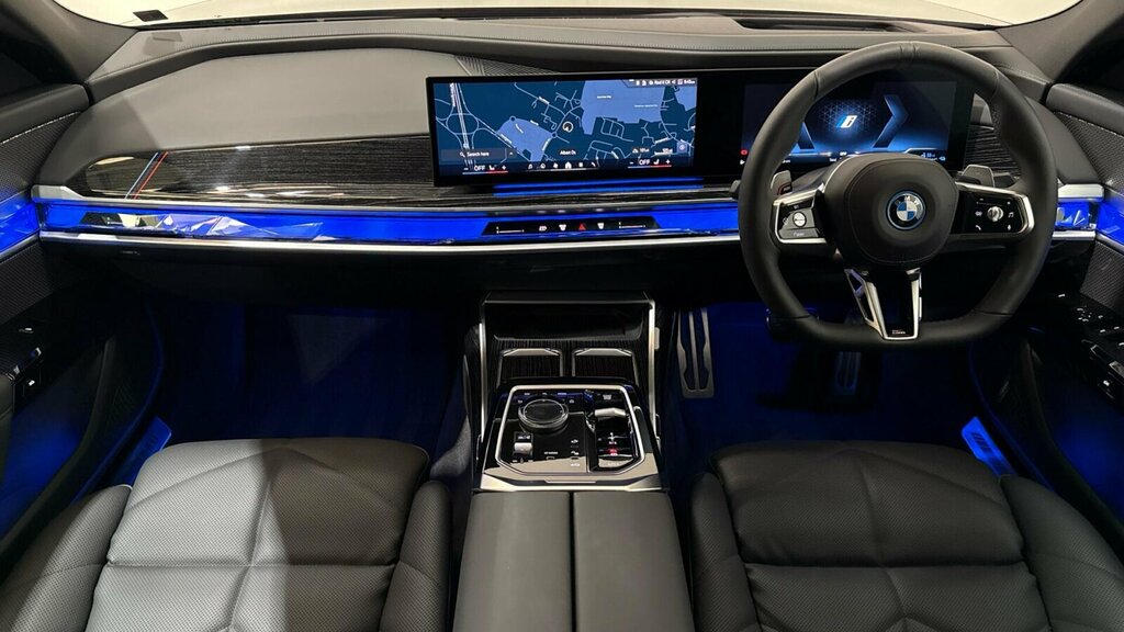 BMW 7 Series 750E Xdrive M Sport Black #6