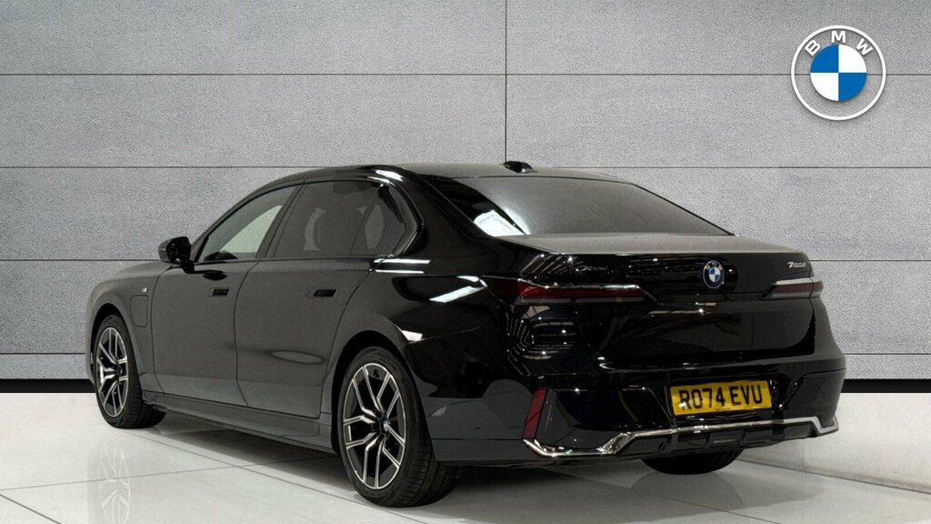 BMW 7 Series 750E Xdrive M Sport Black #3