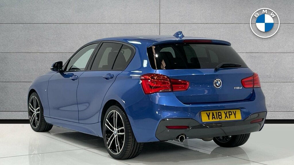 BMW 1 Series 118D M Sport 5-Door Blue #4