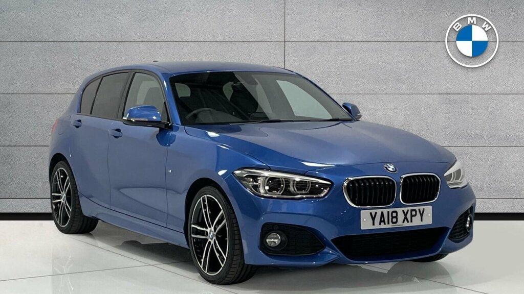 BMW 1 Series 118D M Sport 5-Door Blue #2