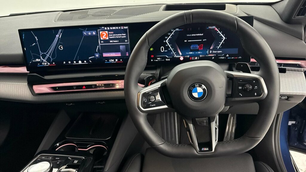 BMW 5 Series 520I M Sport Pro Saloon Blue #5