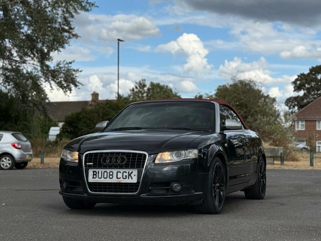 Audi A4 Cabriolet Convertible 2.0 Tfsi S Line Special Edition Multit Black #3