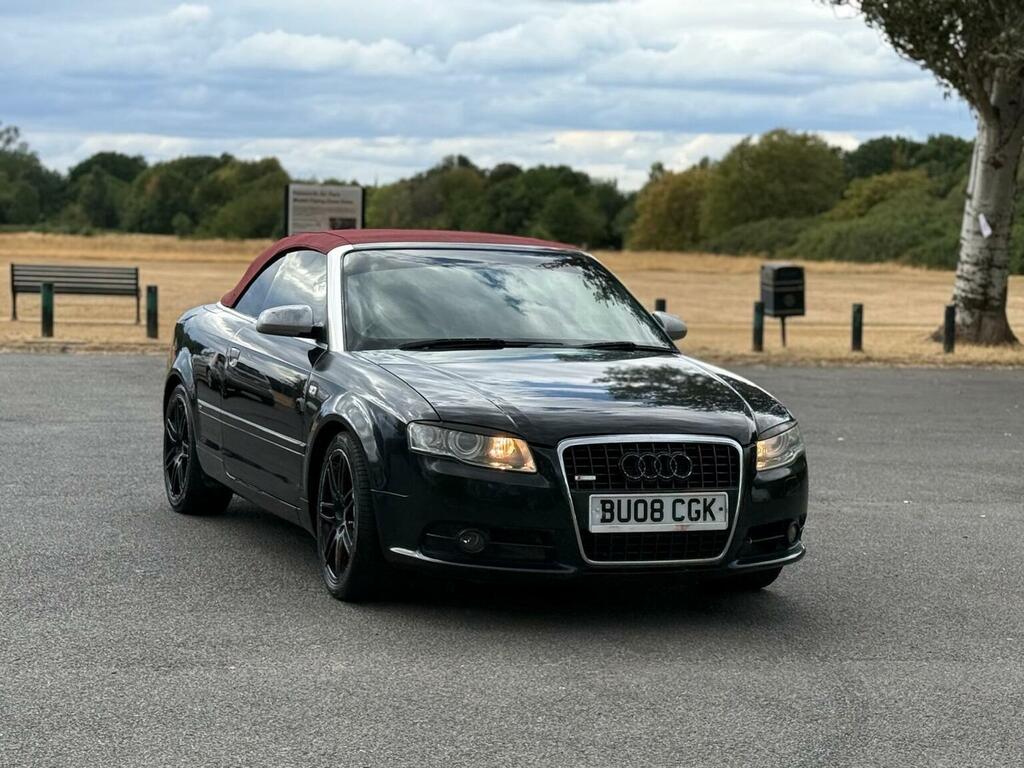Audi A4 Cabriolet Convertible 2.0 Tfsi S Line Special Edition Multit Black #5