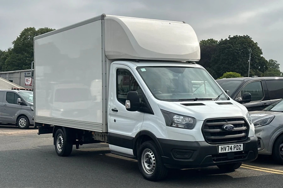 Ford Transit Custom Transit Leader Single Chassis Cab 350 L3 2.0L Ecob HV74PDZ White