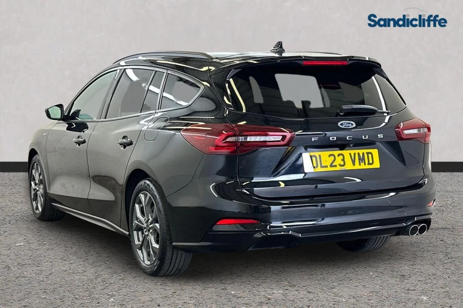 Ford Focus Focus St-line Estate 1.0L Ecoboost 125Ps Fwd 6 Spe DL23VMD Black #6