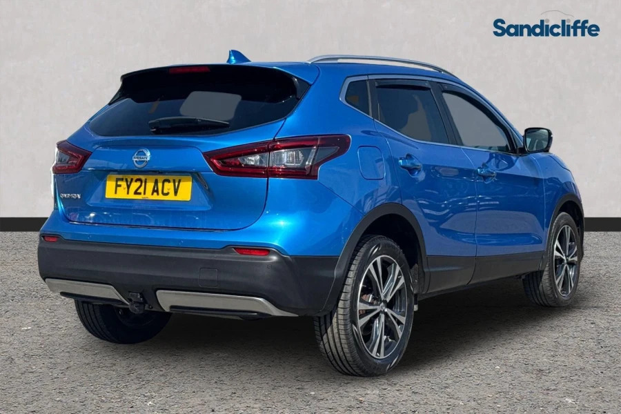 Nissan Qashqai Qashqai 1.3 Dig-t N-connecta Glass Roof Pack FY21ACV Blue #4