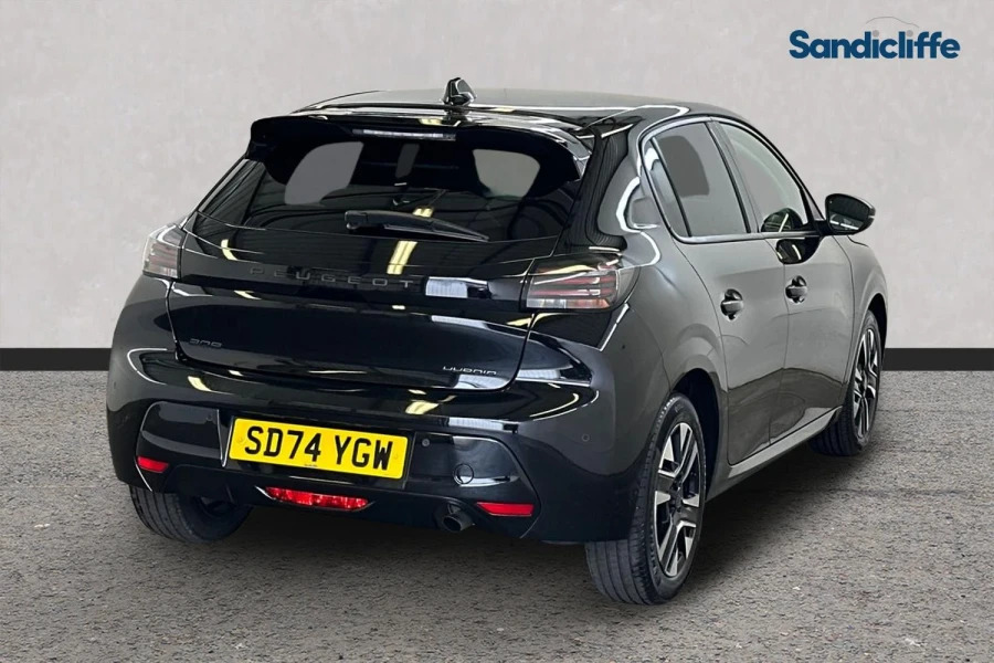 Peugeot 208 208 1.2 Hybrid 100 Allure E-dsc6 Hatchback SD74YGW Black #4