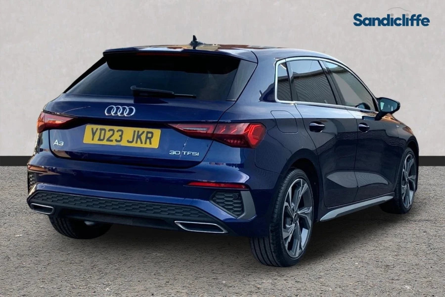 Audi A3 A3 30 Tfsi S Line Hatchback YD23JKR Blue #4