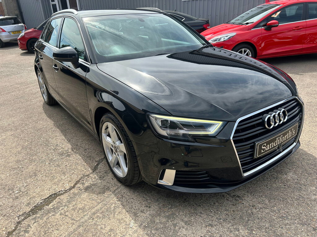 Audi A3 1.6 Tdi Sport Sportback Euro 6 Black #2