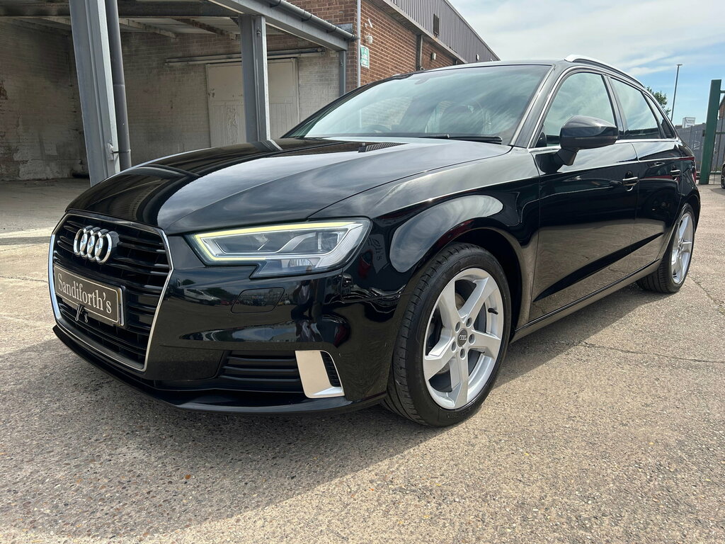 Audi A3 1.6 Tdi Sport Sportback Euro 6 Black #5