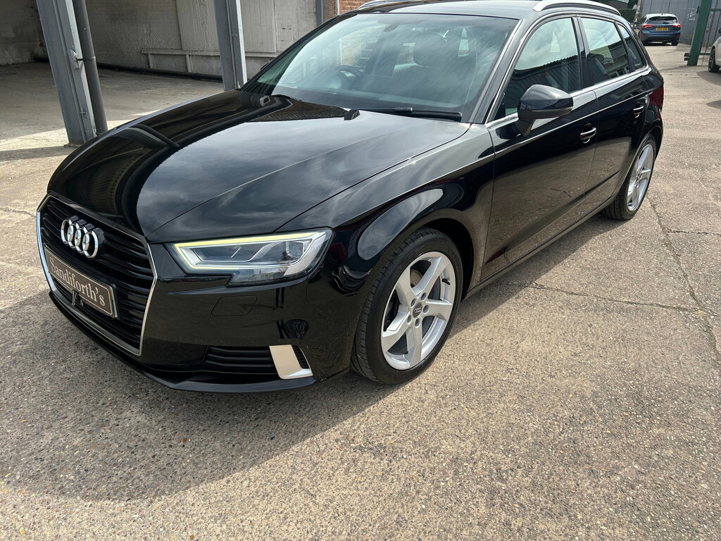 Audi A3 1.6 Tdi Sport Sportback Euro 6 Black #3