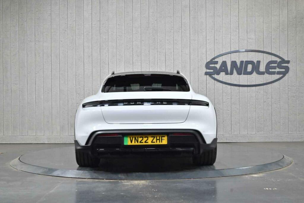 Porsche Taycan 4 White #6