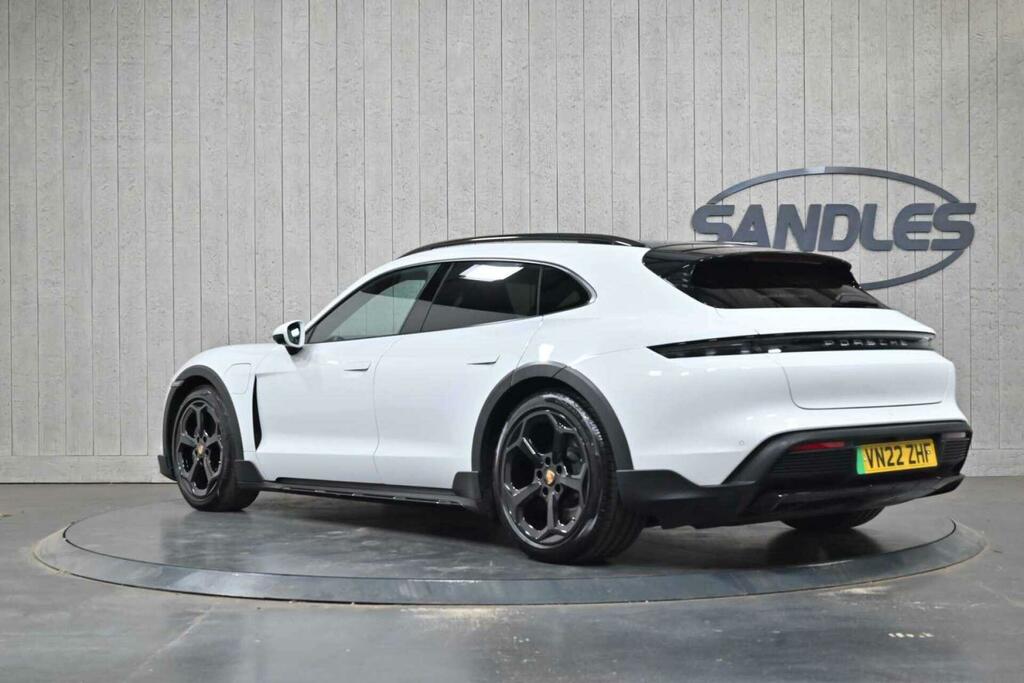 Porsche Taycan 4 White #3