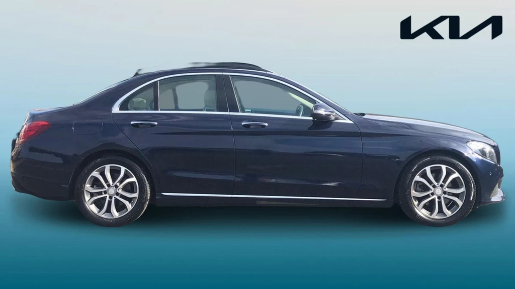 Mercedes-Benz C Class C220 D Sport Premium Au KT16JJY Blue #4