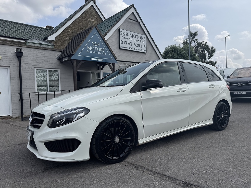 Mercedes-Benz B Class B200d Amg Line White