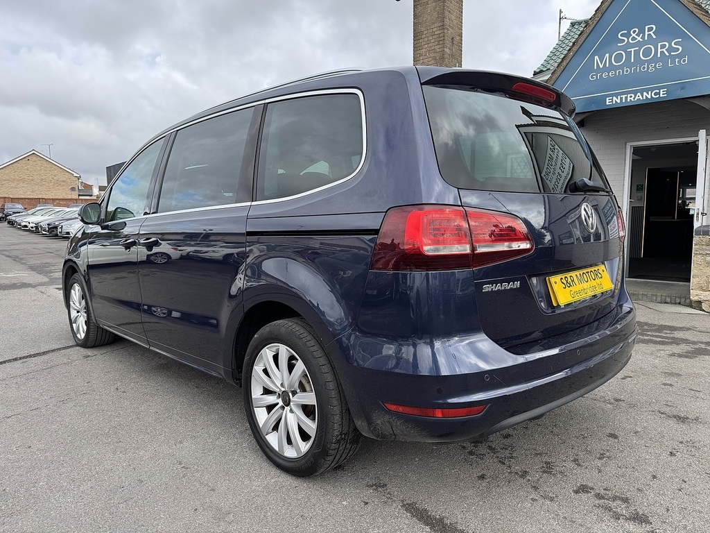 Volkswagen Sharan Tdi Bluemotion Tech Sel RO16WFX Blue #5