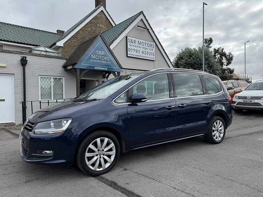 Volkswagen Sharan Tdi Bluemotion Tech Sel RO16WFX Blue #3