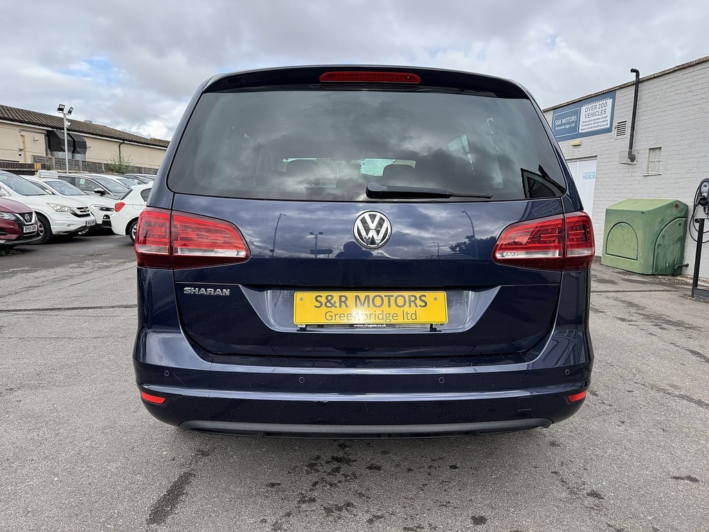 Volkswagen Sharan Tdi Bluemotion Tech Sel RO16WFX Blue #4