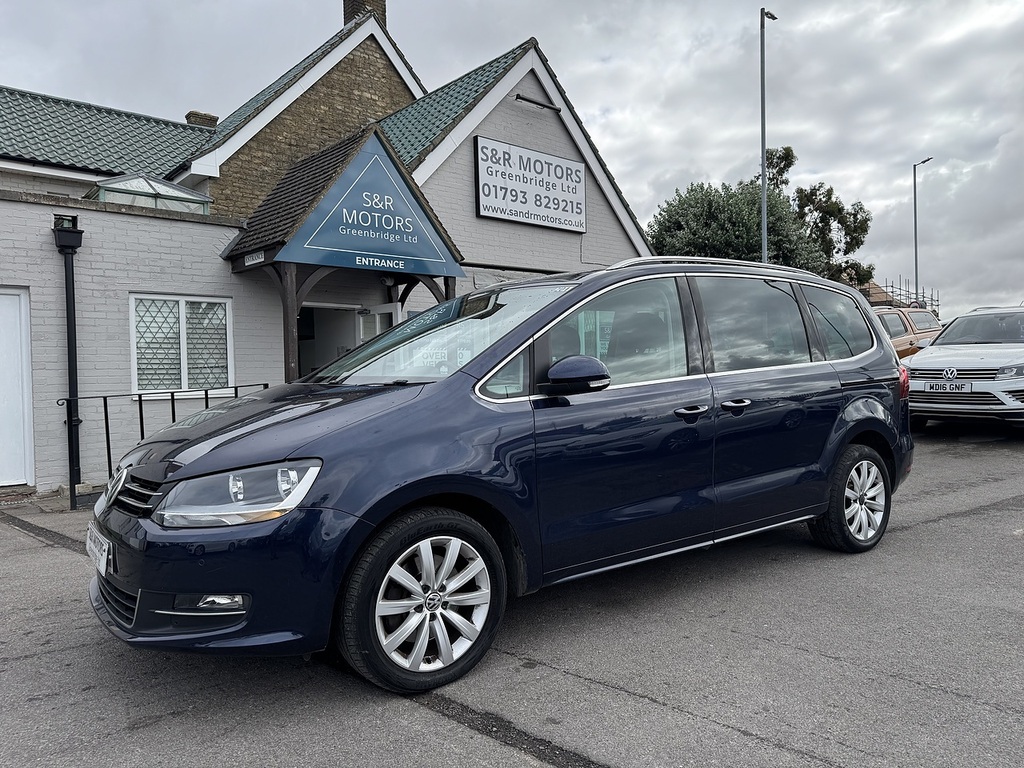 Volkswagen Sharan Tdi Bluemotion Tech Sel RO16WFX Blue #2