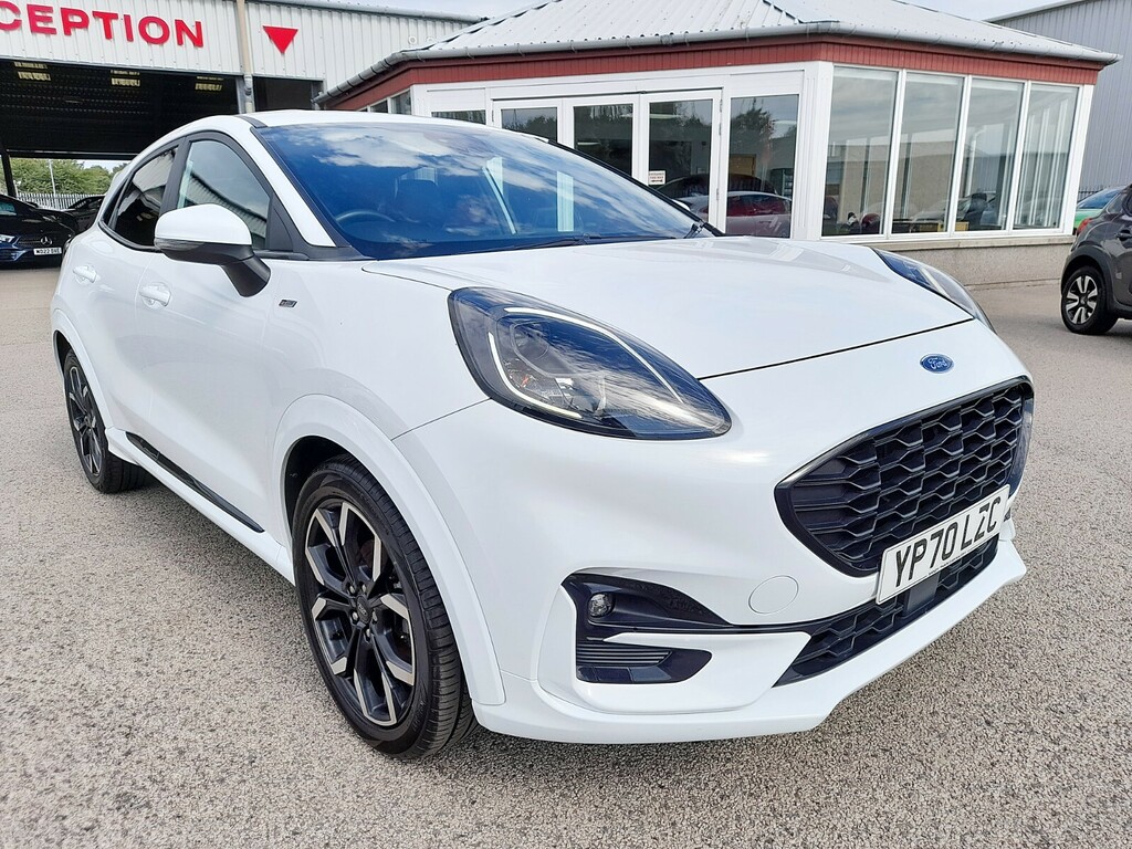 Ford Puma 1.0T 125 St-line X Nav Mhev White #2