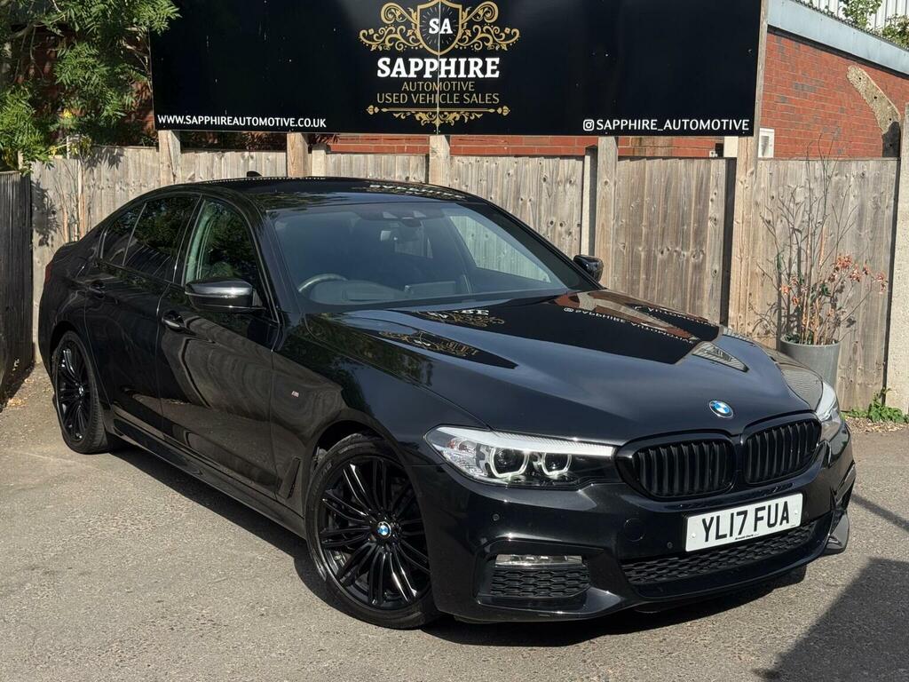 BMW 5 Series 2.0 520D M Sport Xdrive Euro 6 Ss 201 YL17FUA Black #2