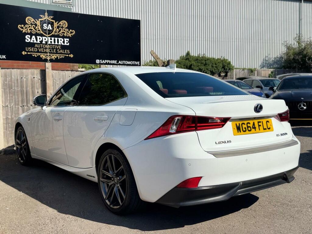Lexus IS Lexus 300H F-sport Cvt Saloon White #44