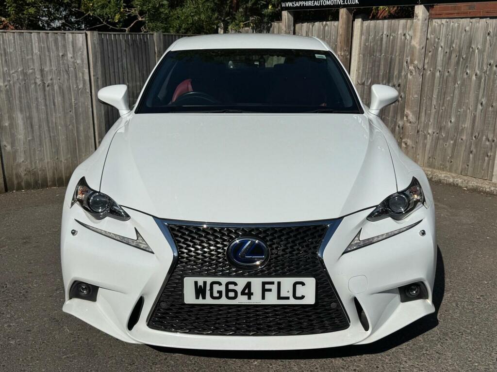 Lexus IS Lexus 300H F-sport Cvt Saloon White #8