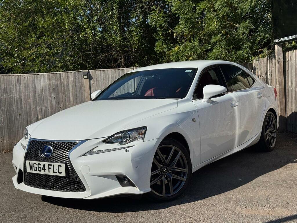 Lexus IS Lexus 300H F-sport Cvt Saloon White #11