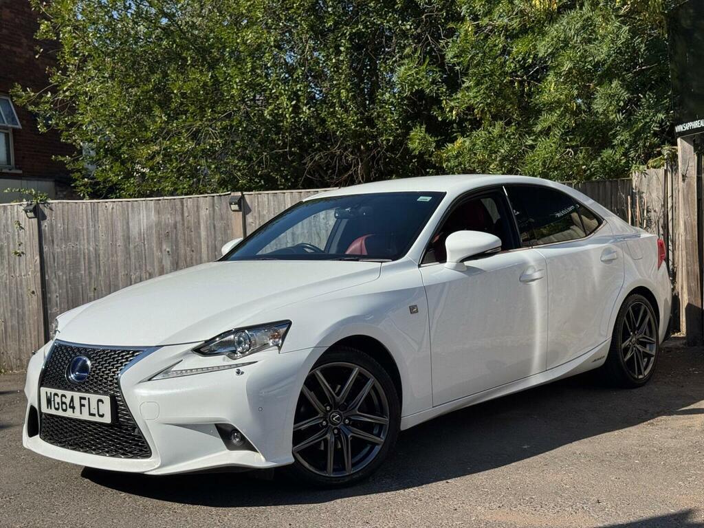 Lexus IS Lexus 300H F-sport Cvt Saloon White #12