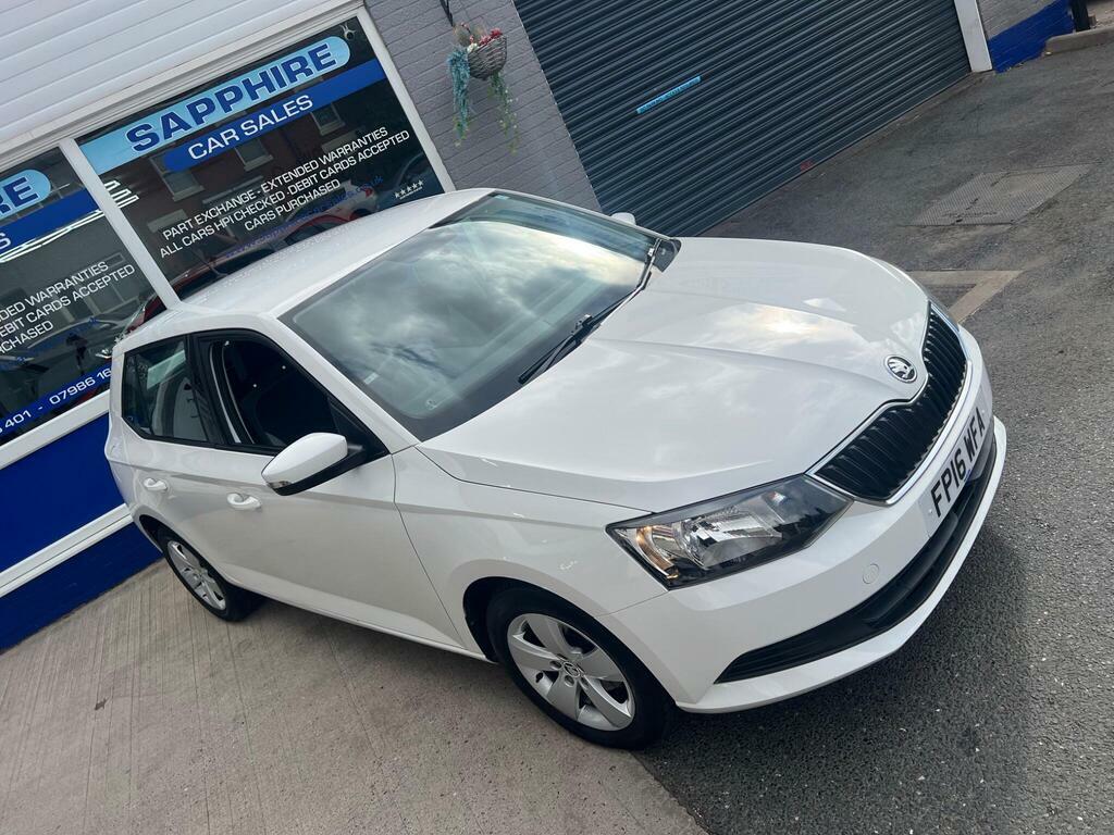 Skoda Fabia 1.2 Tsi Se Euro 6 S S White