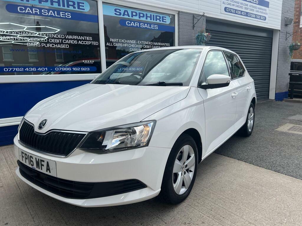 Skoda Fabia 1.2 Tsi Se Euro 6 S S White #4