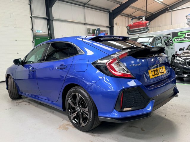Honda Civic 1.0 Vtec Turbo Sr Euro 6 S S Blue #6
