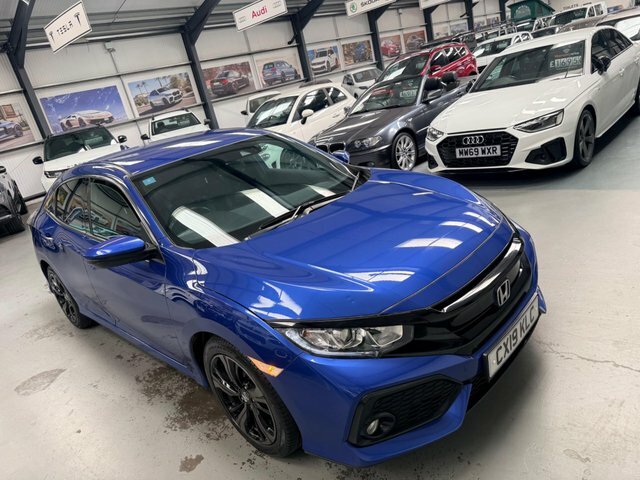 Honda Civic 1.0 Vtec Turbo Sr Euro 6 S S Blue #2
